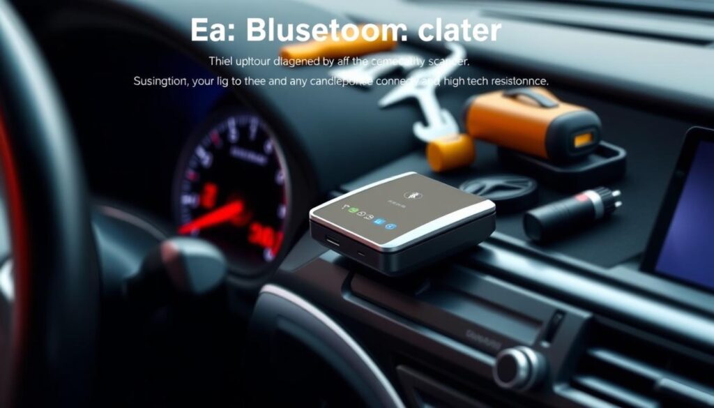 Scanner de motor automotivo para celular