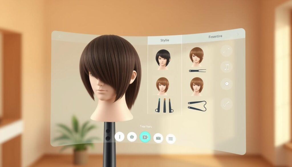 Aplicativo: Simule o estilo do seu cabelo antes de cortar