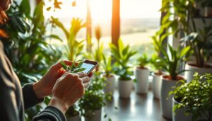 escaneie e saiba como cuidar das suas plantas