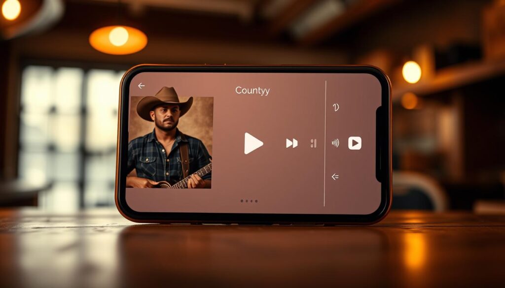 App para ouvir músicas country