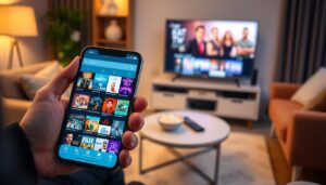 APP online TV no celular