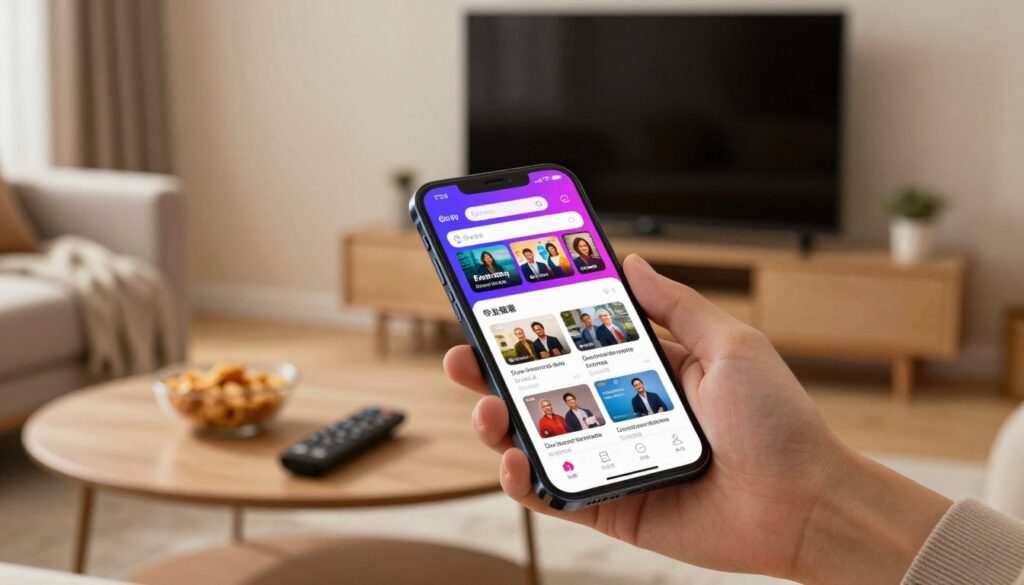 app de TV ao vivo no celular