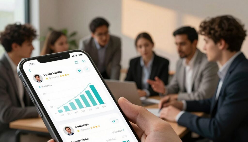app para descobrir visitantes do perfil