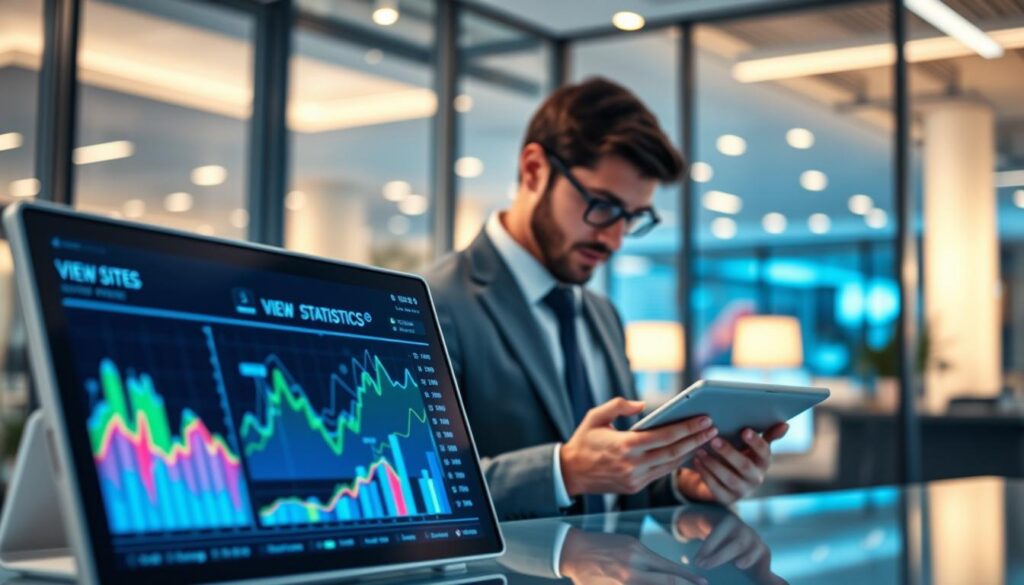 estatísticas de visualizações