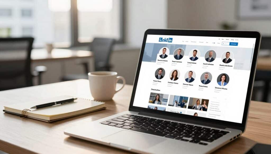 visitantes do perfil no LinkedIn