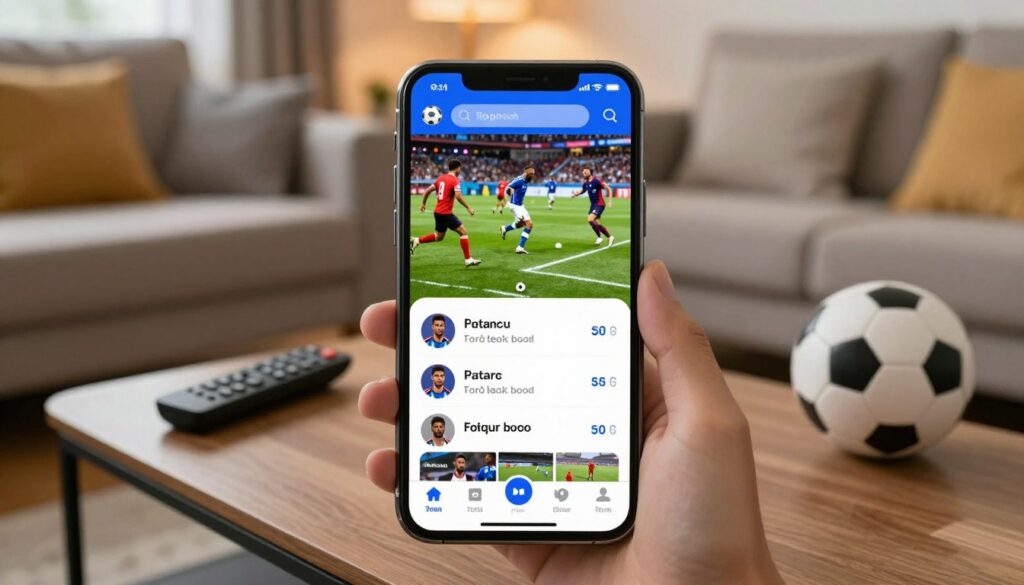 aplicativo de streaming de futebol