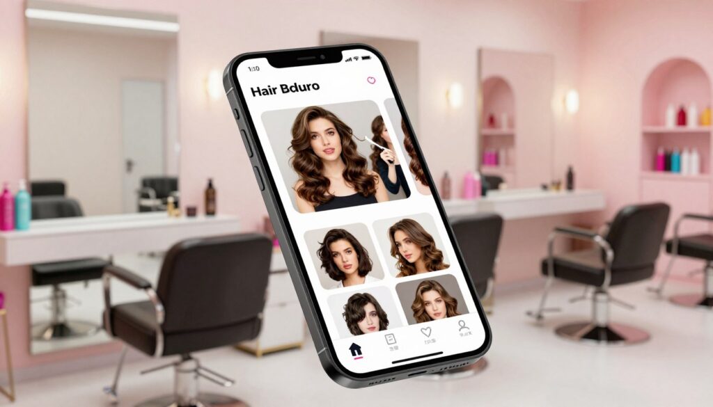 app para corte de cabelo
