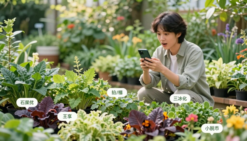 identificação de plantas