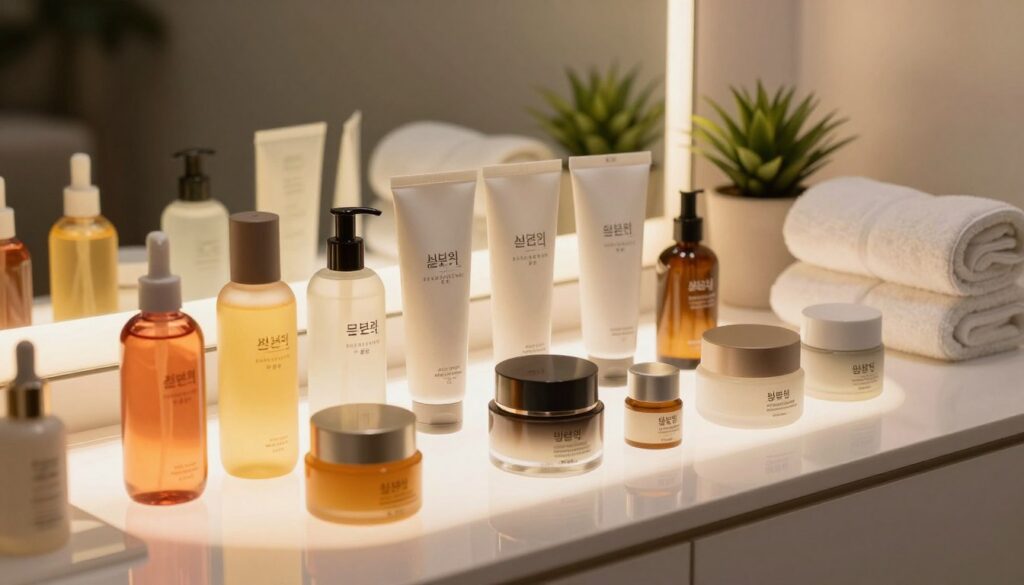 produtos coreanos para a pele