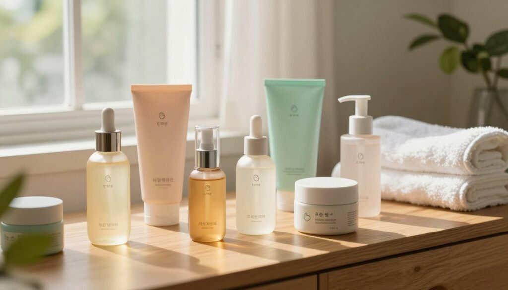 produtos de cuidados com a pele coreanos
