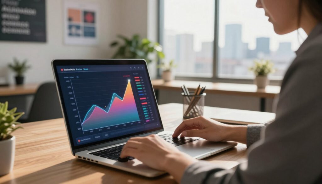 visualizações de perfil