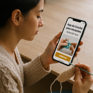 App de Crochê para Iniciantes: Aprenda Fácil
