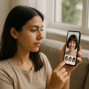 App para Testar Cortes de Cabelo Virtual
