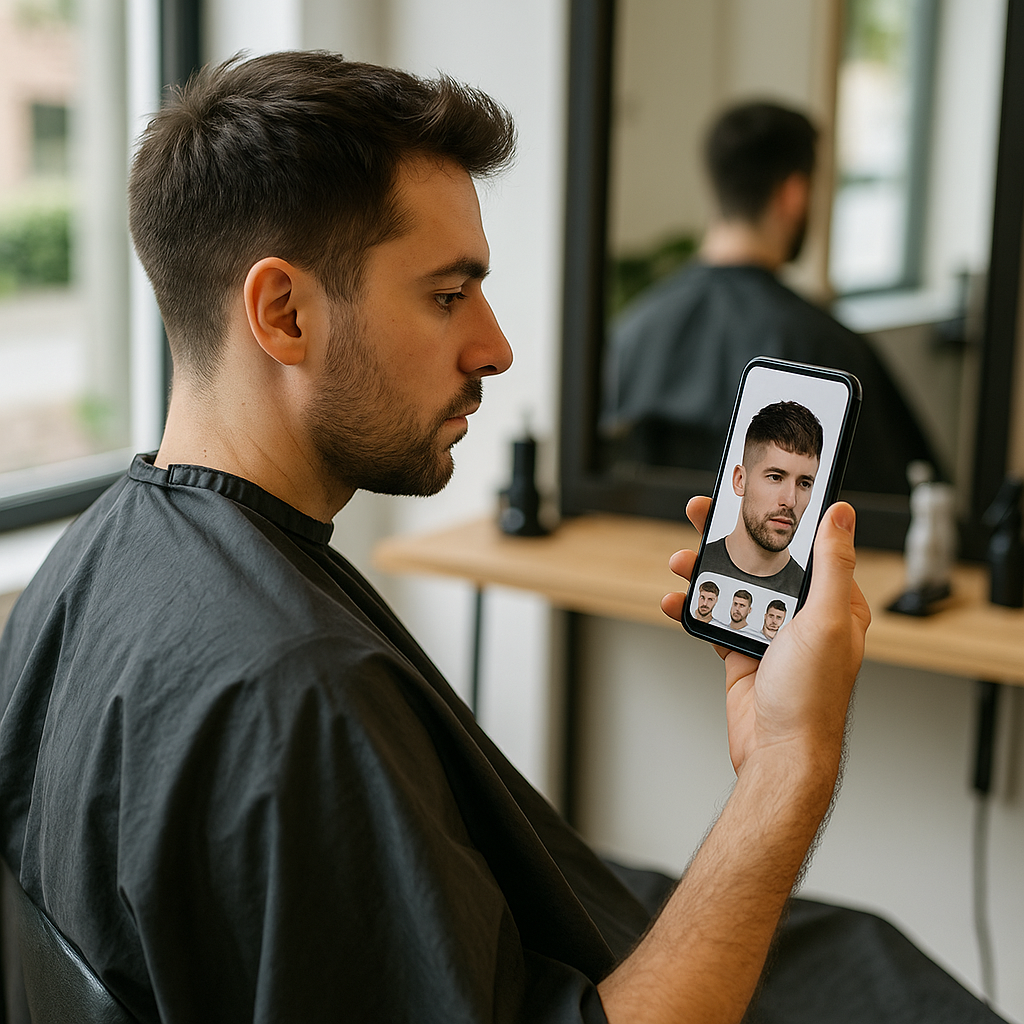 App para Simular Cortes de Cabelo Online