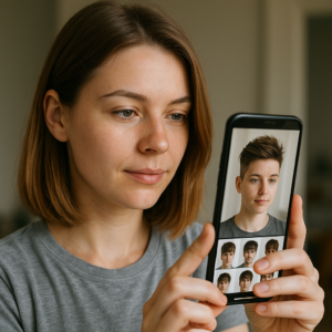 App para Simular Cortes de Cabelo