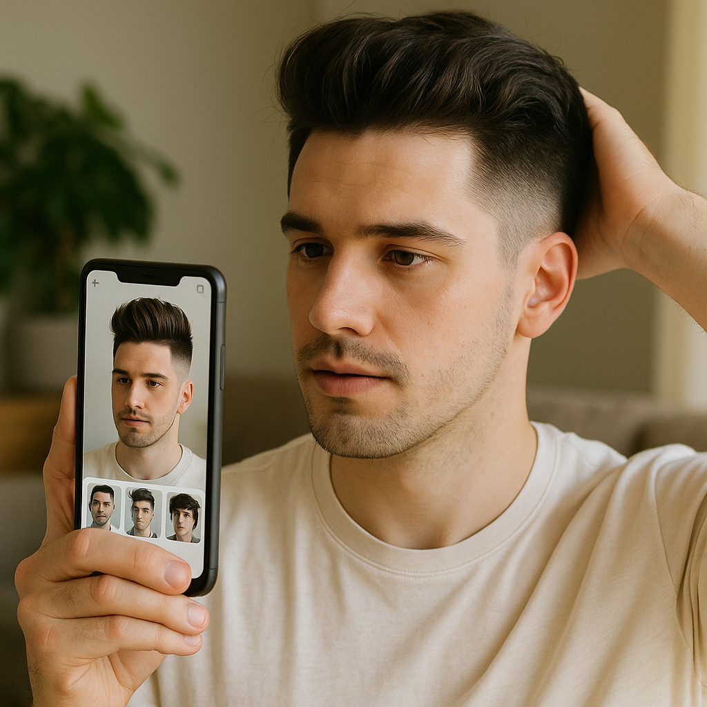 App para Testar Cortes de Cabelo Online