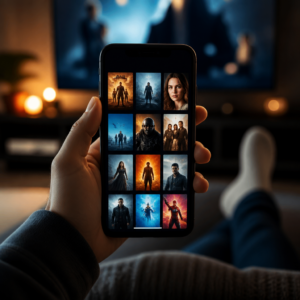 Filmes Favoritos na Palma da Mão
