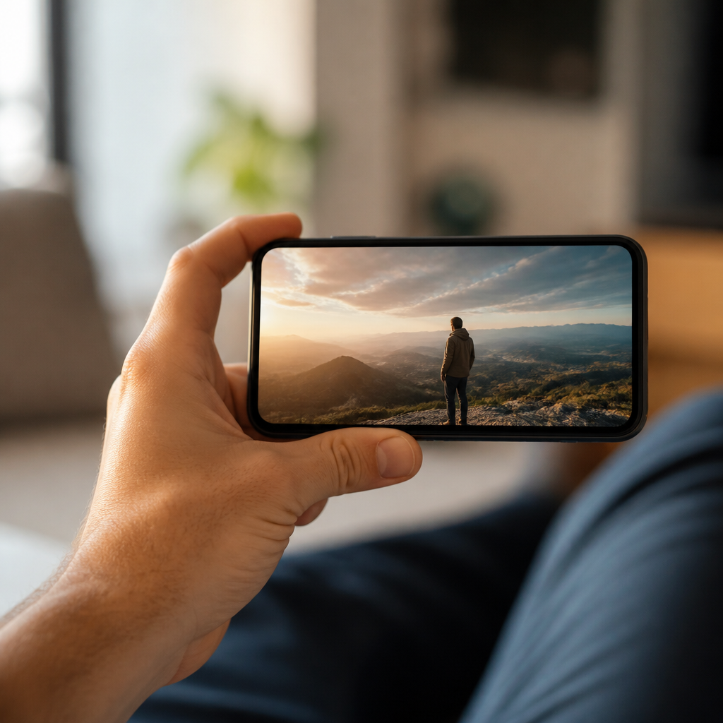 TV na Palma da Mão: Streaming Portátil
