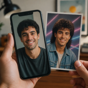 App que Transforma Foto em Versão Anos 80