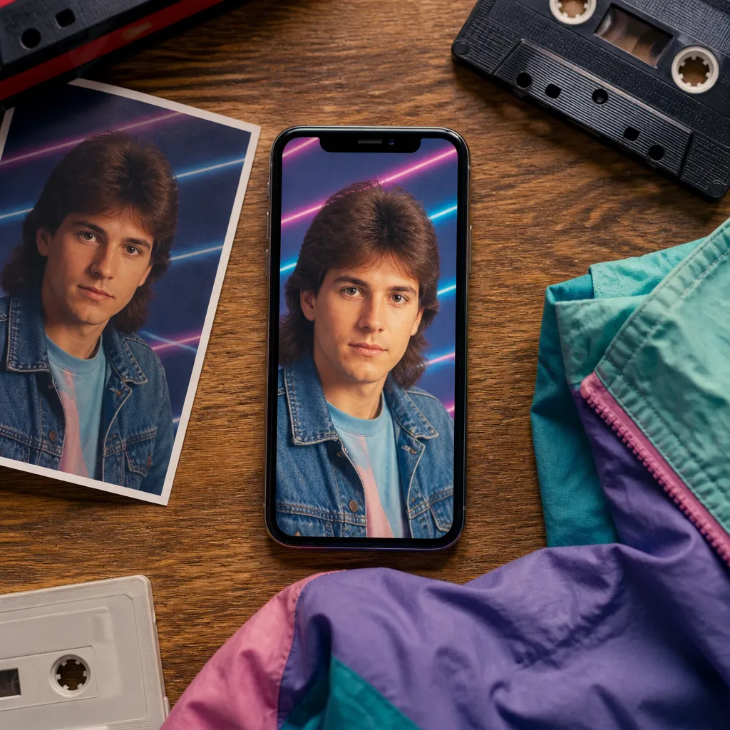 Apps para Fotos Retrô: Seu Visual Anos 80
