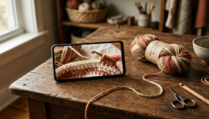 Aprenda Crochê pelo Celular com App
