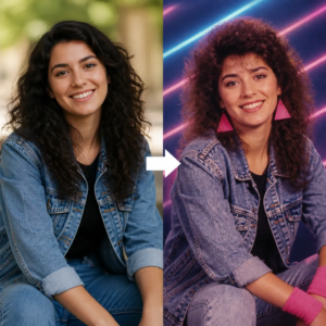 Transforme Suas Fotos em Estilo Anos 80