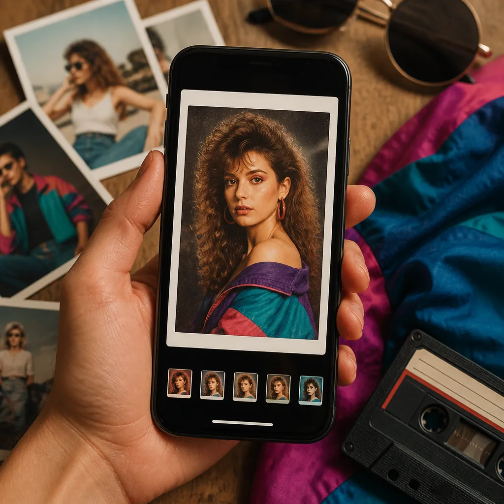 App para Criar Fotos Estilo Anos 80