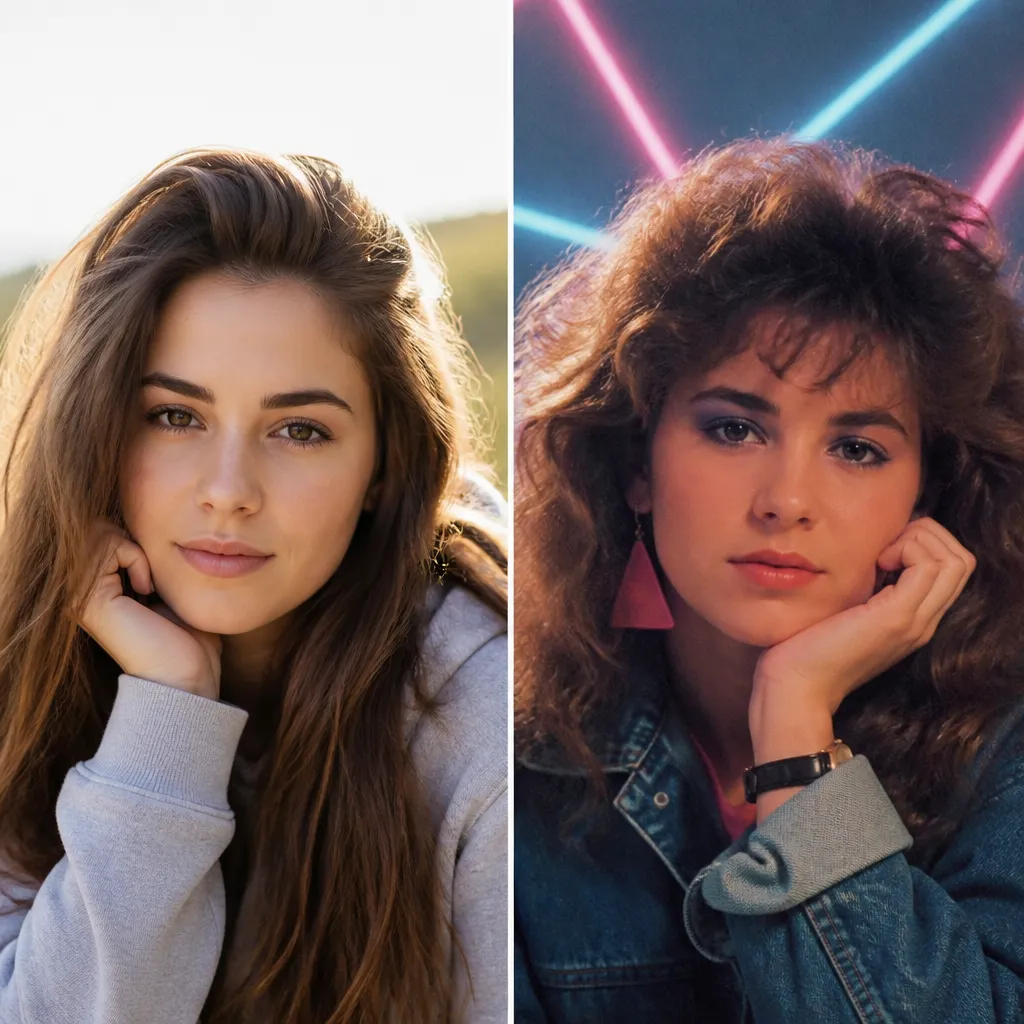 Transforme Suas Fotos no Estilo Anos 80