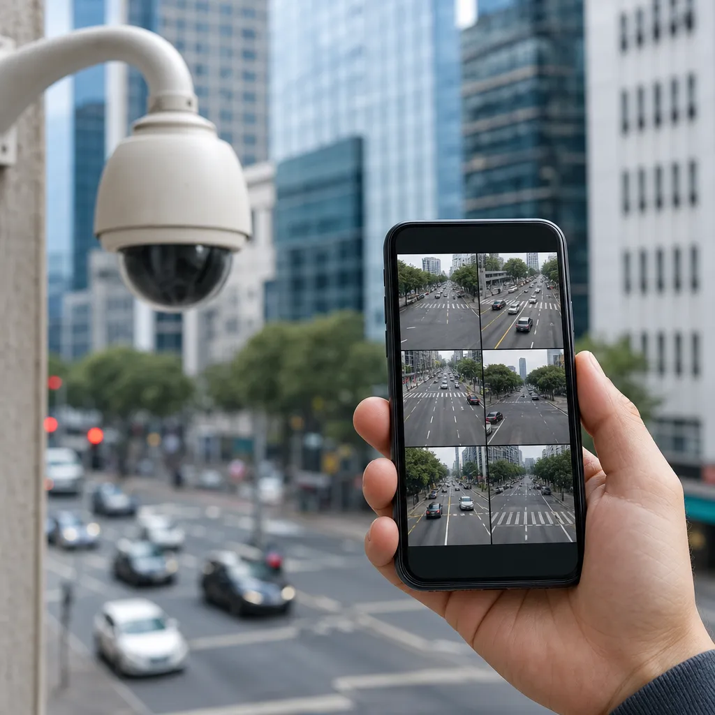 Câmeras Públicas ao Vivo no Seu Celular